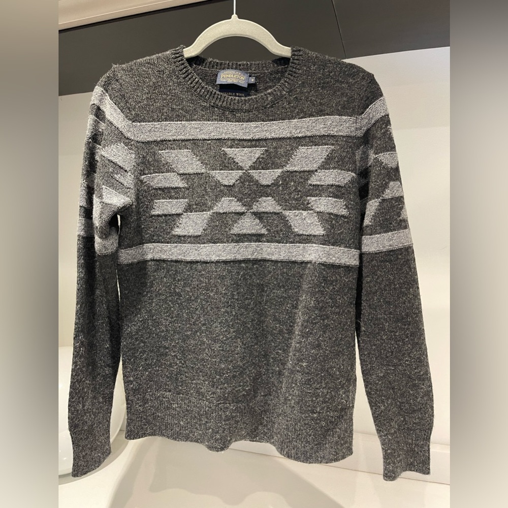$180 Pendleton Washable Wool Aztec Sweater Women'… - image 1